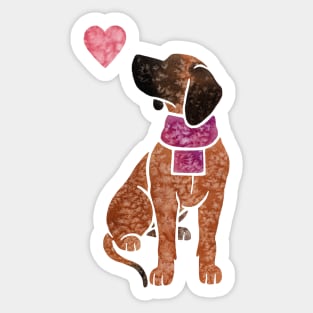 bavarian mountain hound Sticker